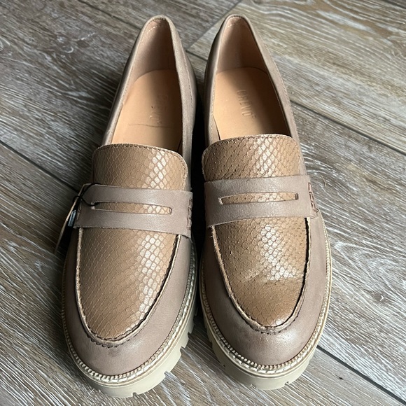 Chunky Tan Loafers - Picture 3 of 5
